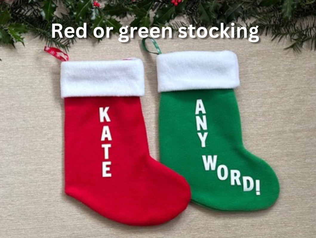 Personalised Christmas Stocking