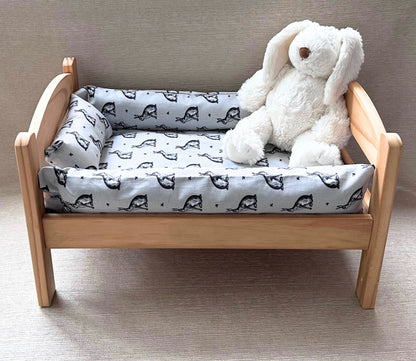 Cotton Double 'Snuggle' Buffer Blanket (can be used with Ikea 'Duktig' Bed)