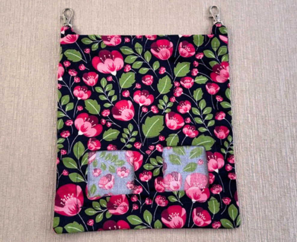 SALE - Small Patterned Cotton Hay Bags