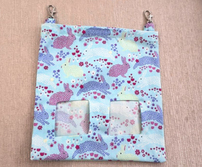 SALE - Small Patterned Cotton Hay Bags