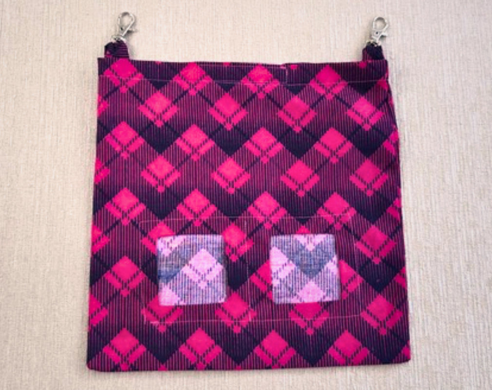 SALE - Small Patterned Cotton Hay Bags