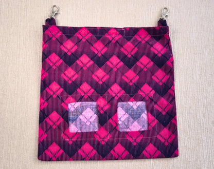 SALE - Small Patterned Cotton Hay Bags