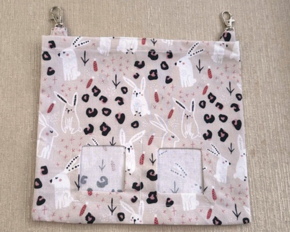 SALE - Small Patterned Cotton Hay Bags