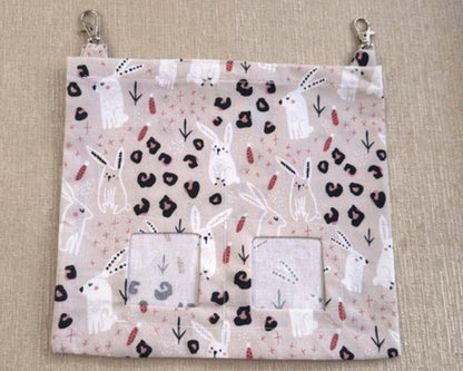 SALE - Small Patterned Cotton Hay Bags