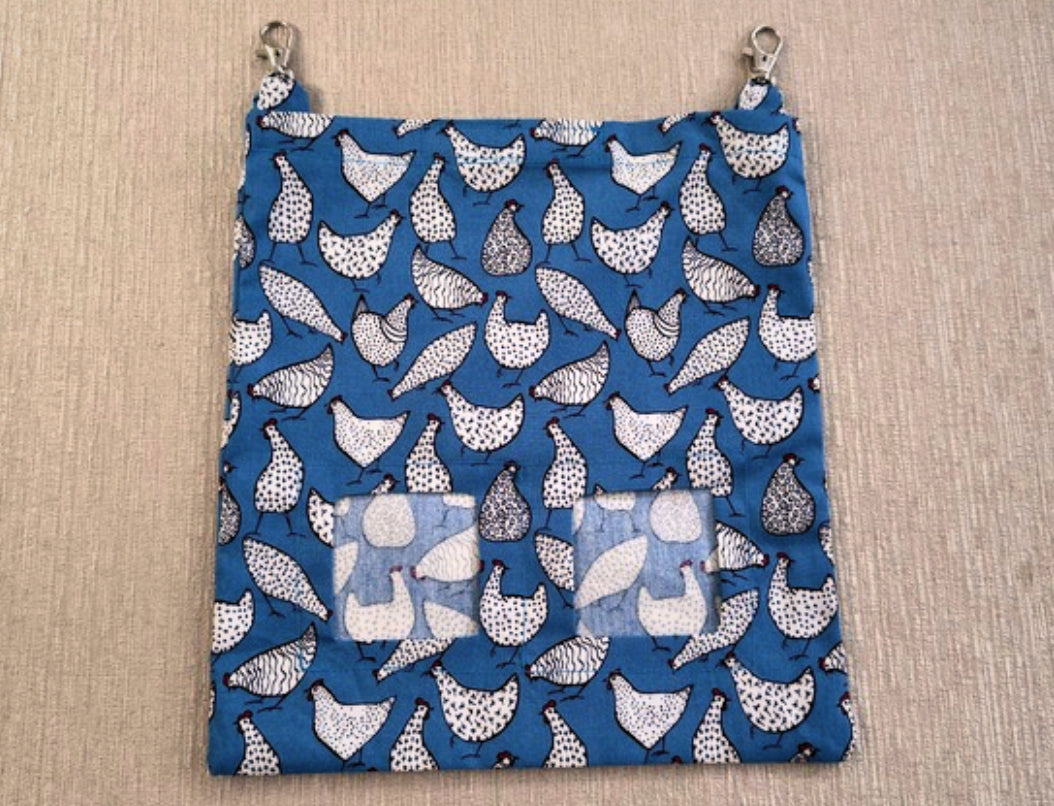 SALE - Small Patterned Cotton Hay Bags