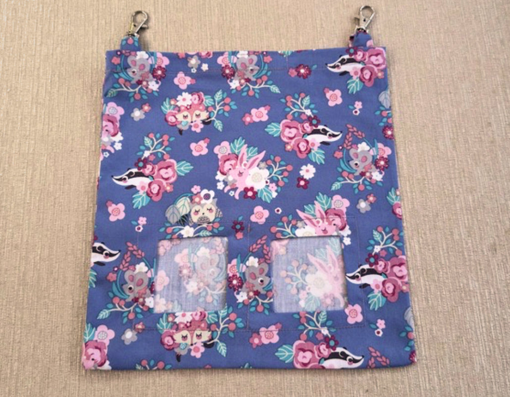 SALE - Small Patterned Cotton Hay Bags