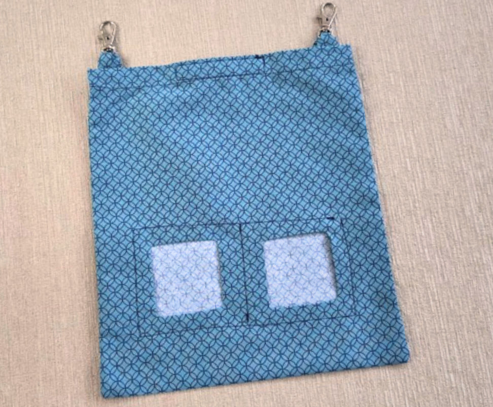 SALE - Small Patterned Cotton Hay Bags