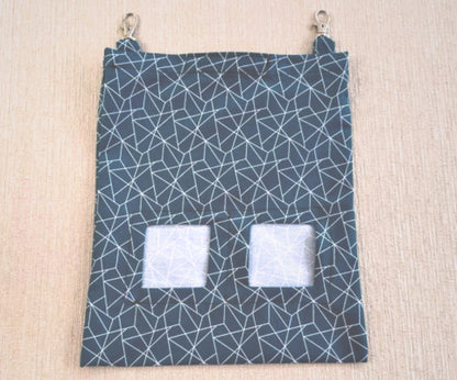 SALE - Small Patterned Cotton Hay Bags