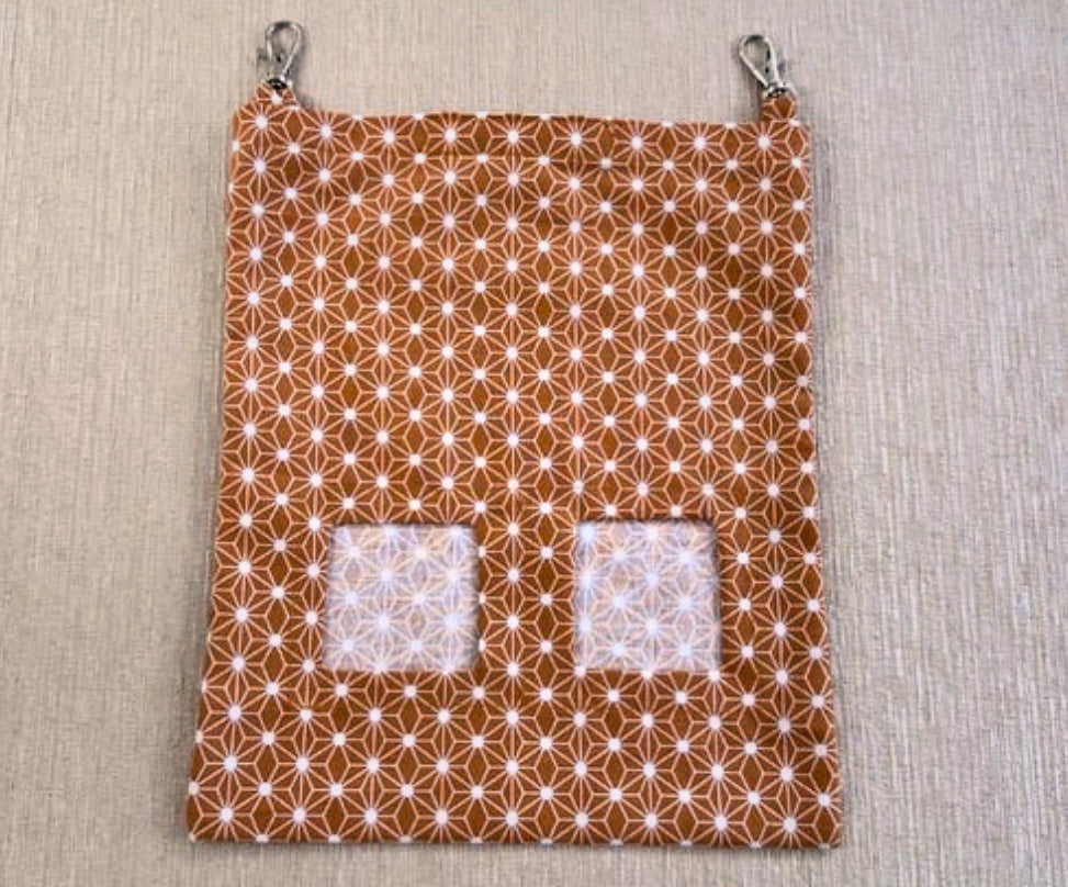 SALE - Small Patterned Cotton Hay Bags