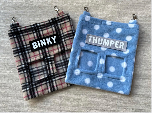 Personalised Small Fleece Hay Feeder Bag